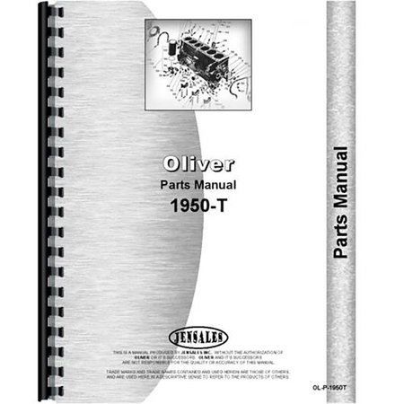 Oliver 1950T Tractor Parts Manual -  AFTERMARKET, RAP80553